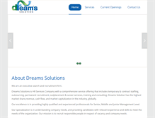 Tablet Screenshot of dreamsplacement.com